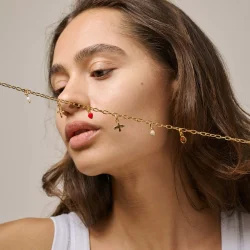 Enamel - Funky Smiley Charm