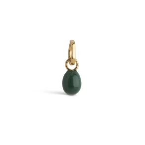 Enamel - Eleanor Petrol Green Charm