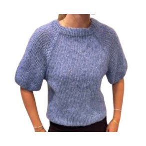 Coffee Beanies - Ida Alpaka Kort�rmet Strik, Pei Blue 