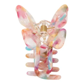 Pico - Small Butterfly Klemme, Multi Granit