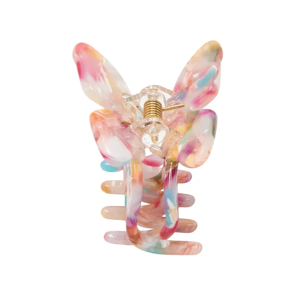 Pico - Small Butterfly Klemme, Multi Granit