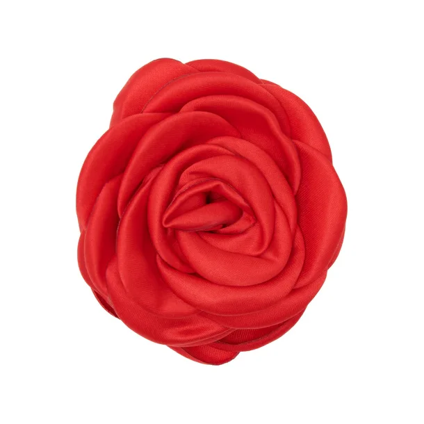 Pico - Small Satin Rose Klemme, Bright Red