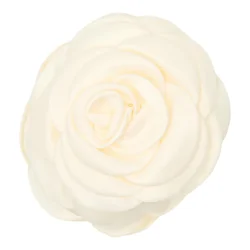 Pico - Giant Satin Rose Klemme, Ivory