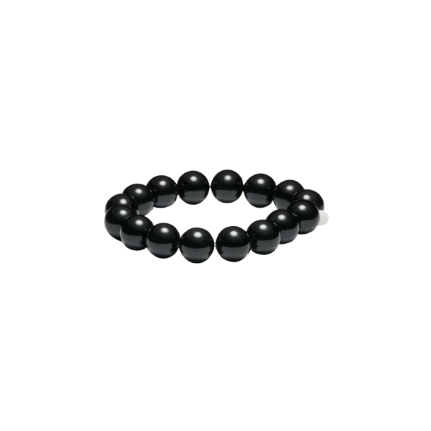 So� - Chunky Stretch Armb�nd, Black Onyx (Grounding)