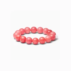 So - Chunky Krystal Armbnd, Redstone Quartz (Klarhed)
