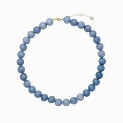 So - Faro Krystal Halskde, Akvamarin (Mod)