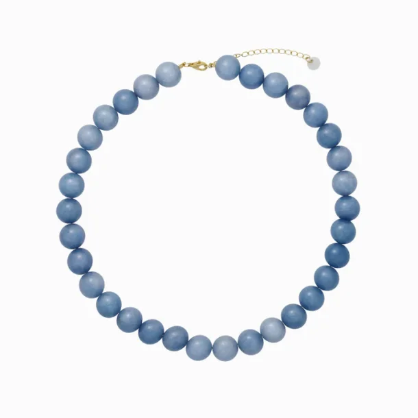 So - Faro Krystal Halskde, Akvamarin (Mod)