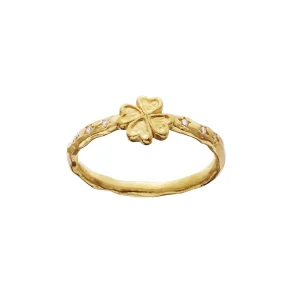 Maanesten - Clover Ring, Forgyldt