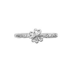 Maanesten - Clover Ring, S�lv