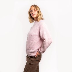 Coffee Beanies - Ida Alpaka strik, Lyser�d