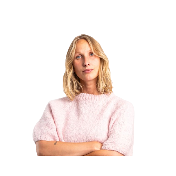 Coffee Beanies - Ida Alpaka Kort�rmet Strik, Lyser�d