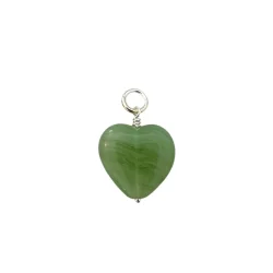 Pico - French Grande Heart Vedhng, Jade Green