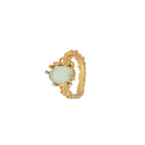 House of Vincent - Delusive Truth Ring, Mint Chalcedony