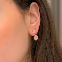 Izabel Camille - Sara �reringe, Pink/Forgyldt