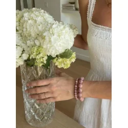 So� - Chunky Krystal Armb�nd, Rhodonit (Balance)