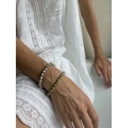 So� - Krystal Armb�nd, Gr�n Alashan Agat (Grounding)