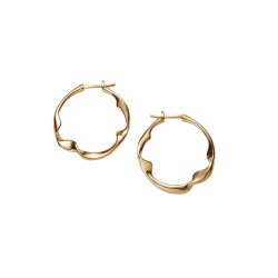 Maria Black - Drift Hoops Medium �reringe, Forgyldt