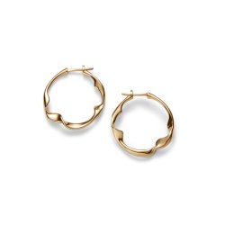 Maria Black - Drift Hoops Medium �reringe, Forgyldt