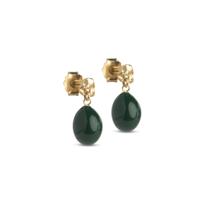 Enamel - Studs, Poe, Petrol Green