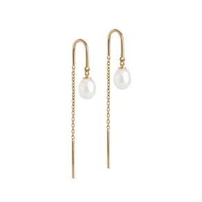 Enamel - Eleanor Earring, Pearl