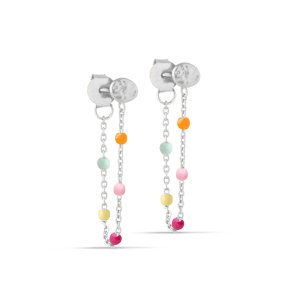 Enamel - Lola Earrings, Rainbow 