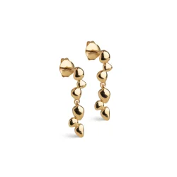 Enamel - Nara Drop �reringe, Forgyldt