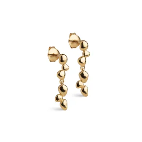 Enamel - Nara Drop �reringe, Forgyldt