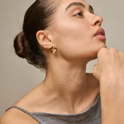 Enamel - Poma Heart reringe, Forgyldt