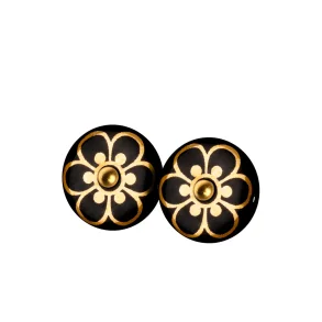 Scherning - Flora restikker, Black/Gold