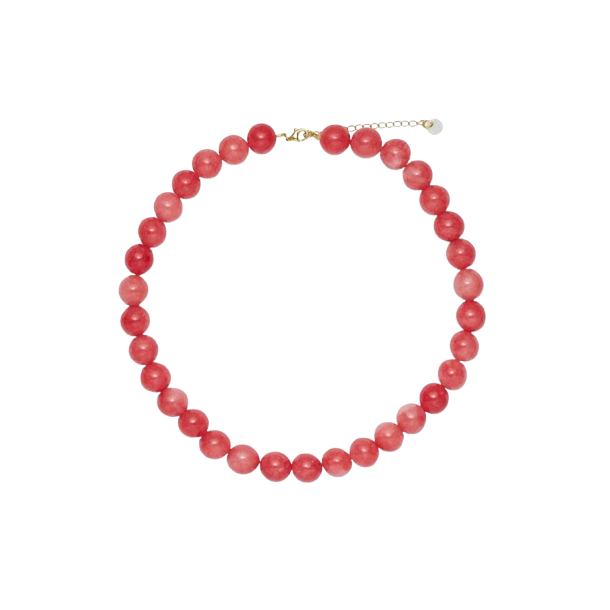 So - Faro Krystal Halskde, Redstone Quartz (Klarhed)