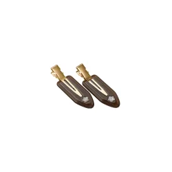 Maanesten - Frea H�rklips Set, Brown