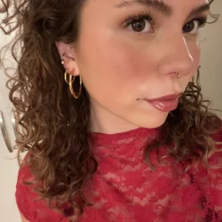 Gabi x Sistie2ND - Hoops Small, Forgyldt