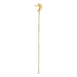 Jane Knig - Half Moon Chain Stud