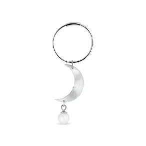 Jane Knig - Half Moon Earrings With Pearl