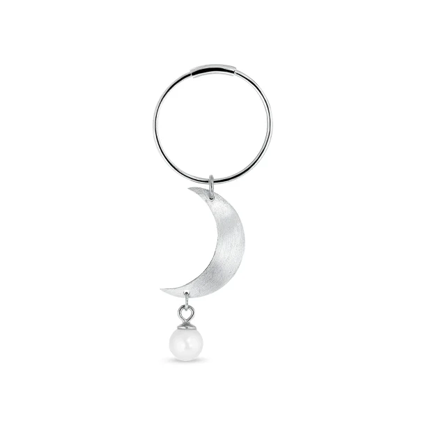 Jane Knig - Half Moon Earrings With Pearl