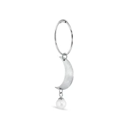 Jane Knig - Half Moon Earrings With Pearl