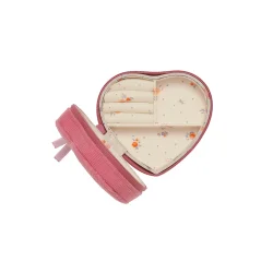 Maanesten - Smykkeskrin, Hjerteskrin Pink