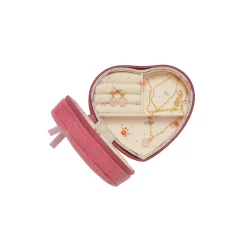 Maanesten - Smykkeskrin, Hjerteskrin Pink