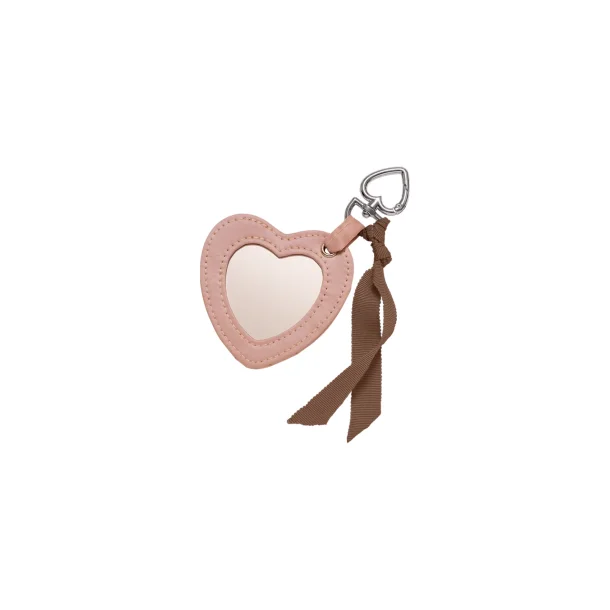 Maanesten - Heart Lommespejl N�glering, Blush