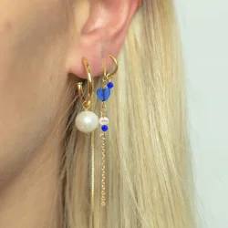 Smykish - Heart Crystal Chain �rering
