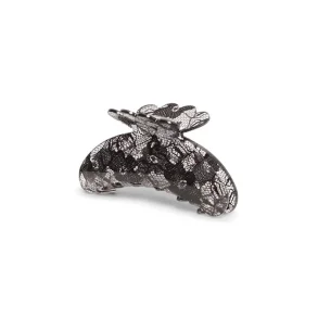 Sui Ava - Helle Lace Big H�rklemme, Sort