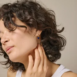 Enamel - Amore Hoops �reringe, Indigo