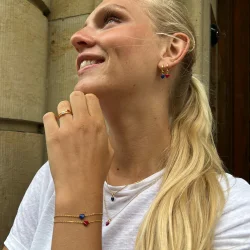 Enamel - Amore Hoops �reringe, Bordeaux
