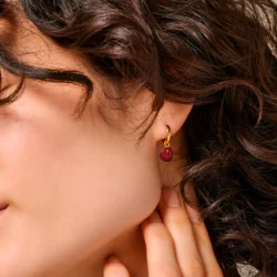 Enamel - Grand Amore Hoops, Bordeaux