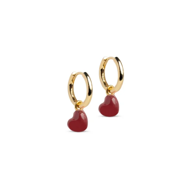 Enamel - Grand Amore Hoops, Bordeaux