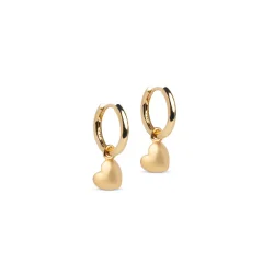 Enamel - Grand Amore Hoops, Forgyldt