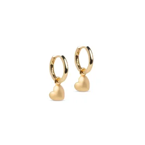 Enamel - Grand Amore Hoops, Forgyldt