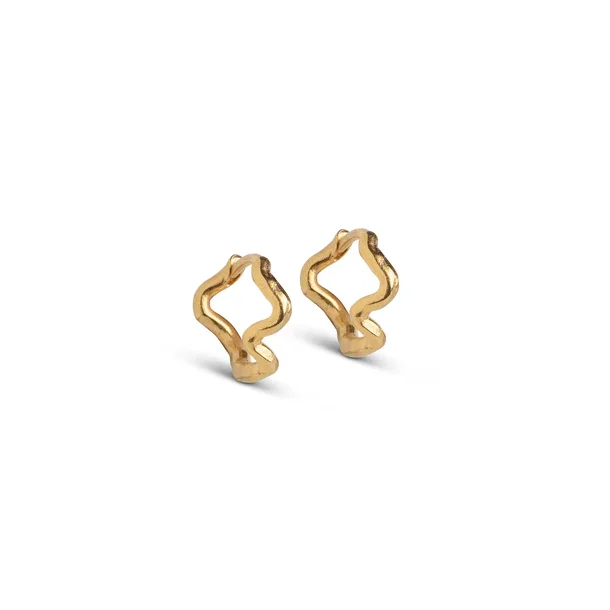 Enamel - Hoops Holly Small, Forgyldt