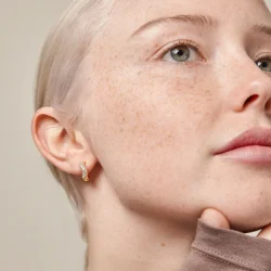 Enamel - Hoops, Sparkling Curve Large