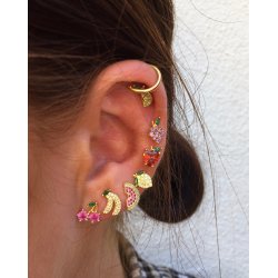 Pico - Lemon Crystal Stud